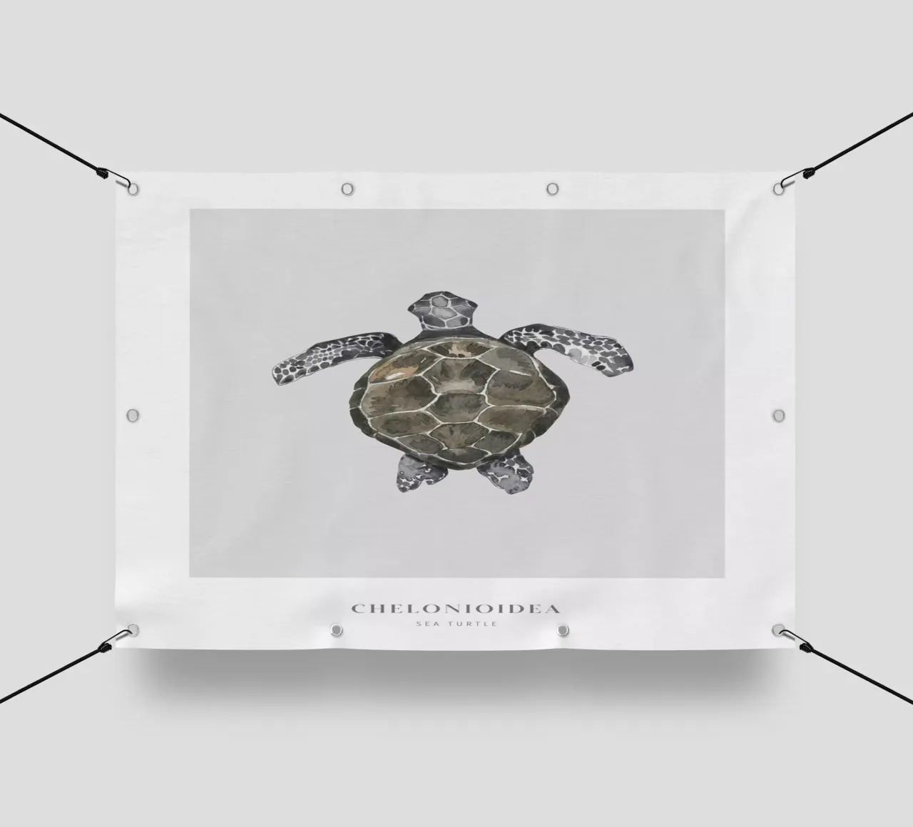 Boho Ocean 2 Sea Turtle telo in pvc da Boho Print Collection