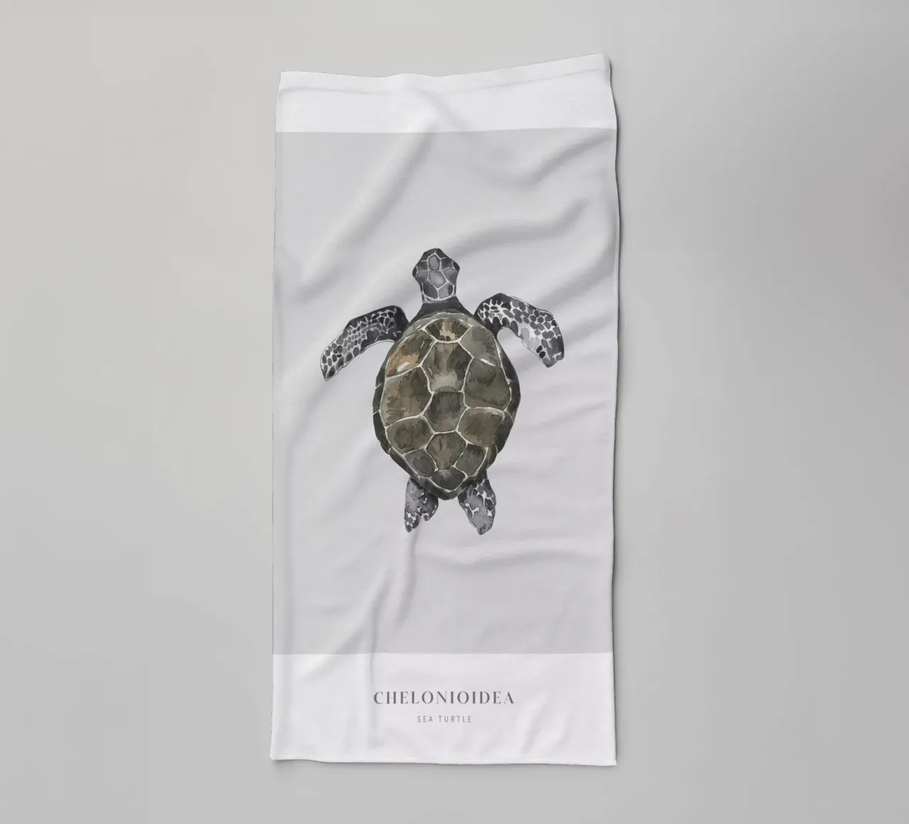 Boho Ocean 2 Sea Turtle asciugamano da bagno da Boho Print Collection