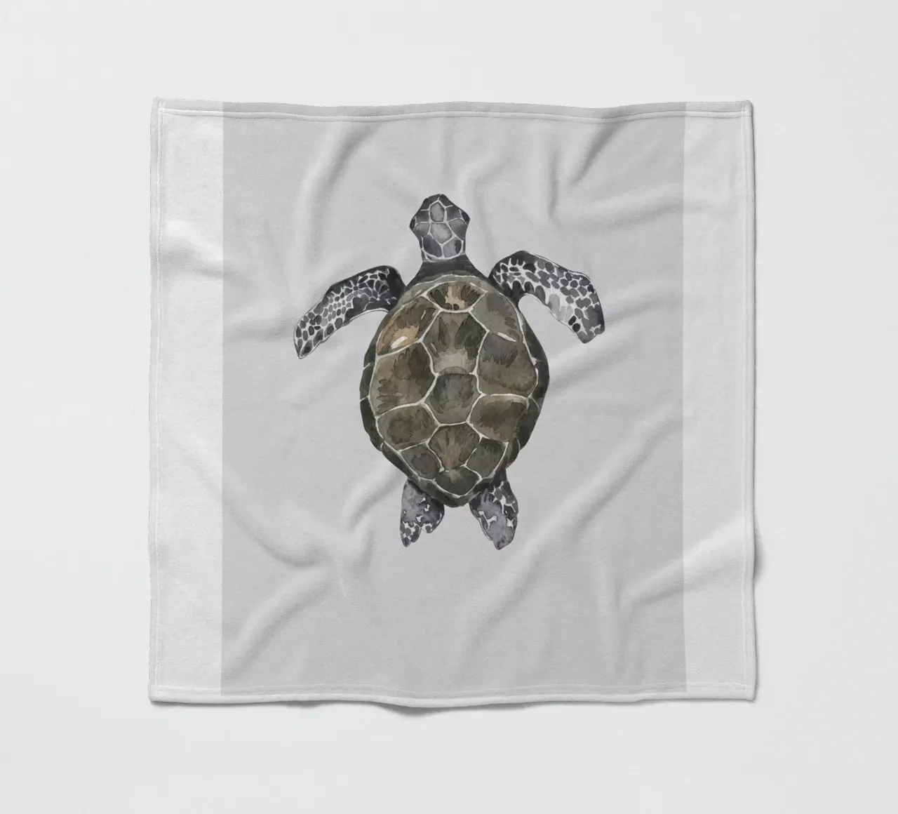 Boho Ocean 2 Sea Turtle coperta in pile da Boho Print Collection