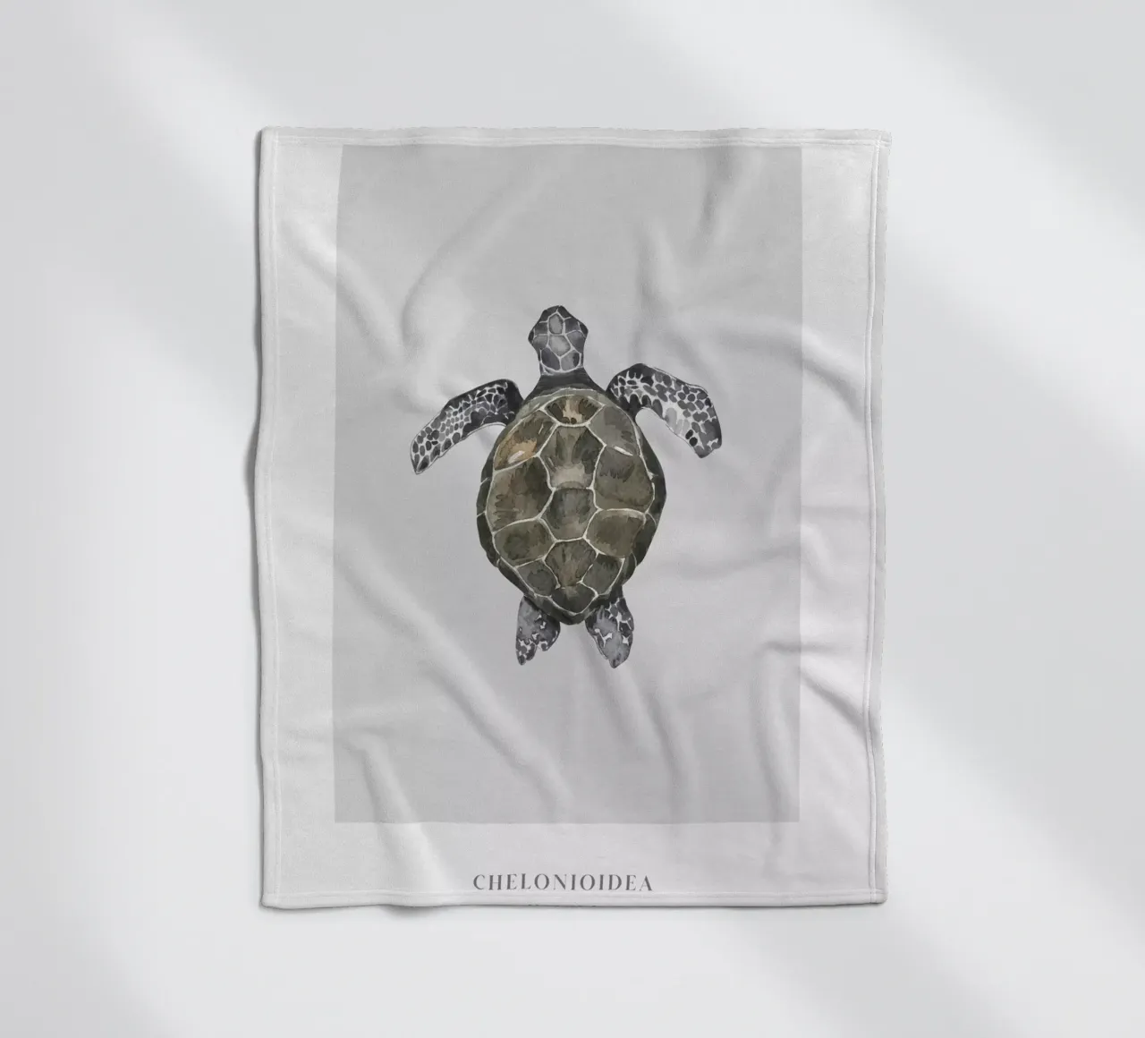 Boho Ocean 2 Sea Turtle coperta in pile da Boho Print Collection