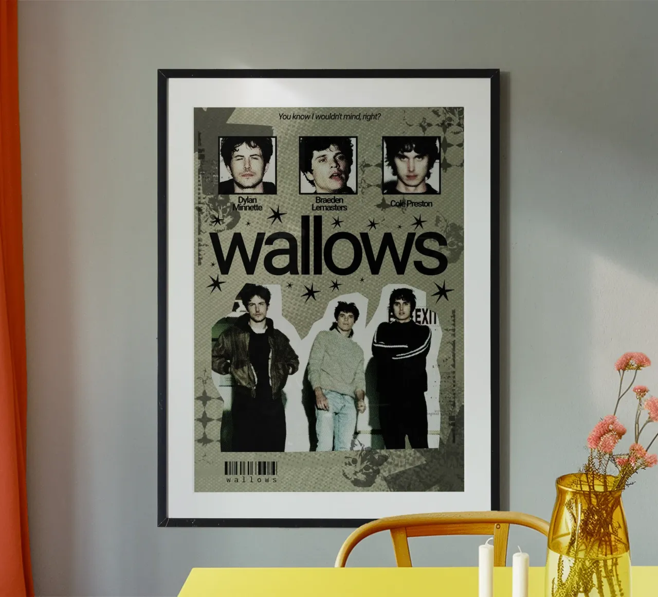 Sussurri di cuori indie poster con telaio in alluminio da ktlocb