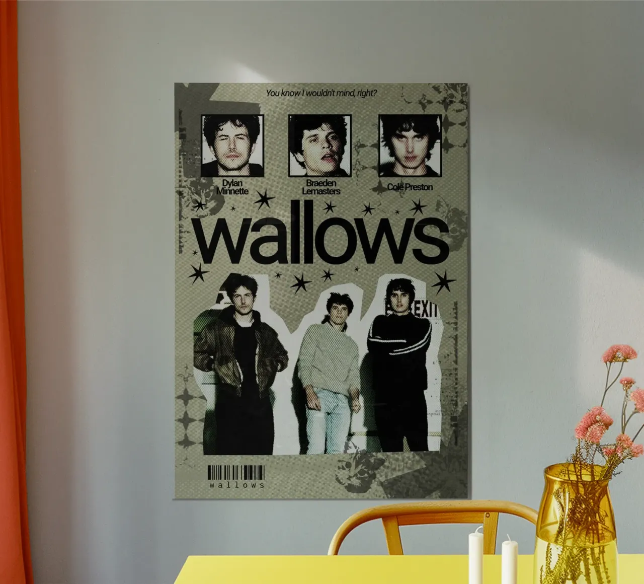 Sussurri di cuori indie poster con telaio in alluminio da ktlocb