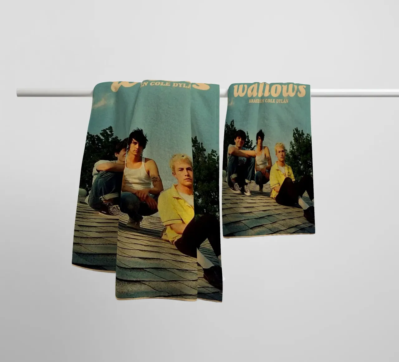 Retro Vibes Forevermore towel by ktlocb