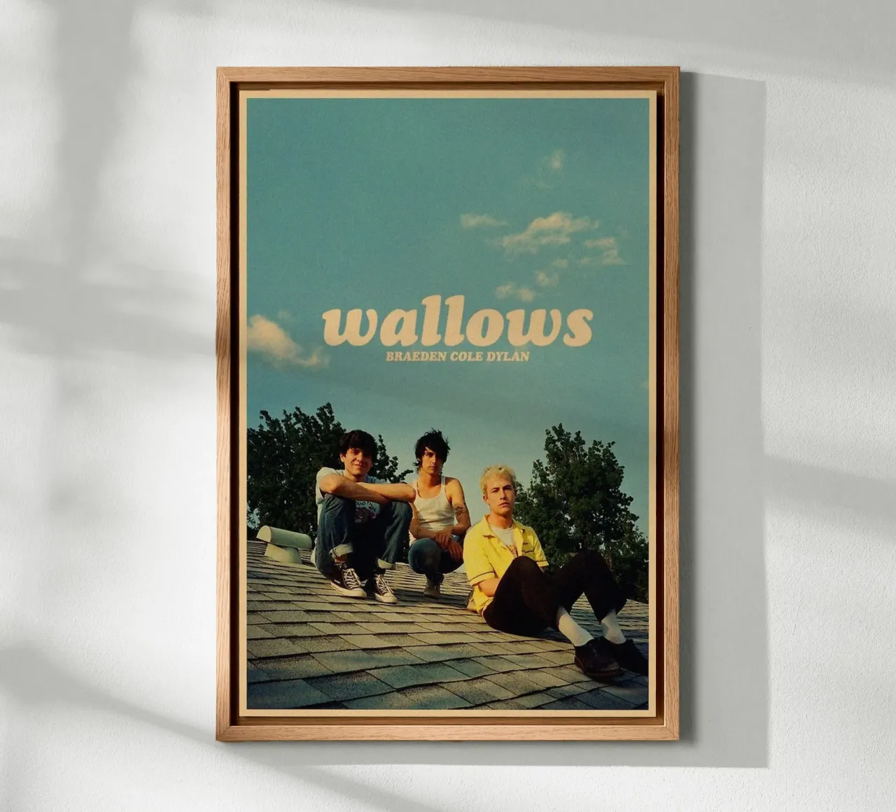 Retro-Vibes für immer und ewig Leinwand mit Schattenfugenrahmen von ktlocb