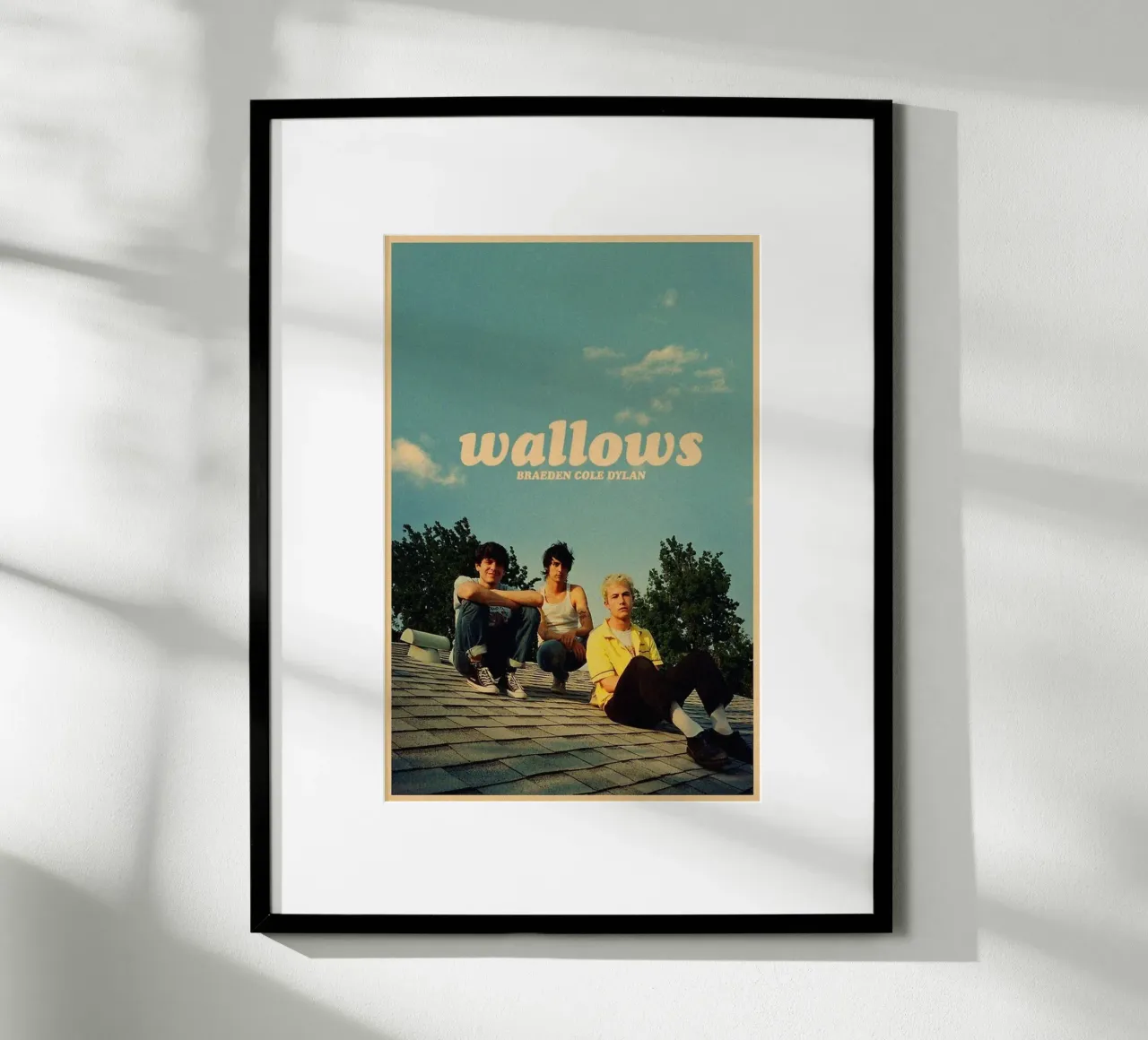 Vibrazioni retrò per sempre poster con telaio in alluminio da ktlocb