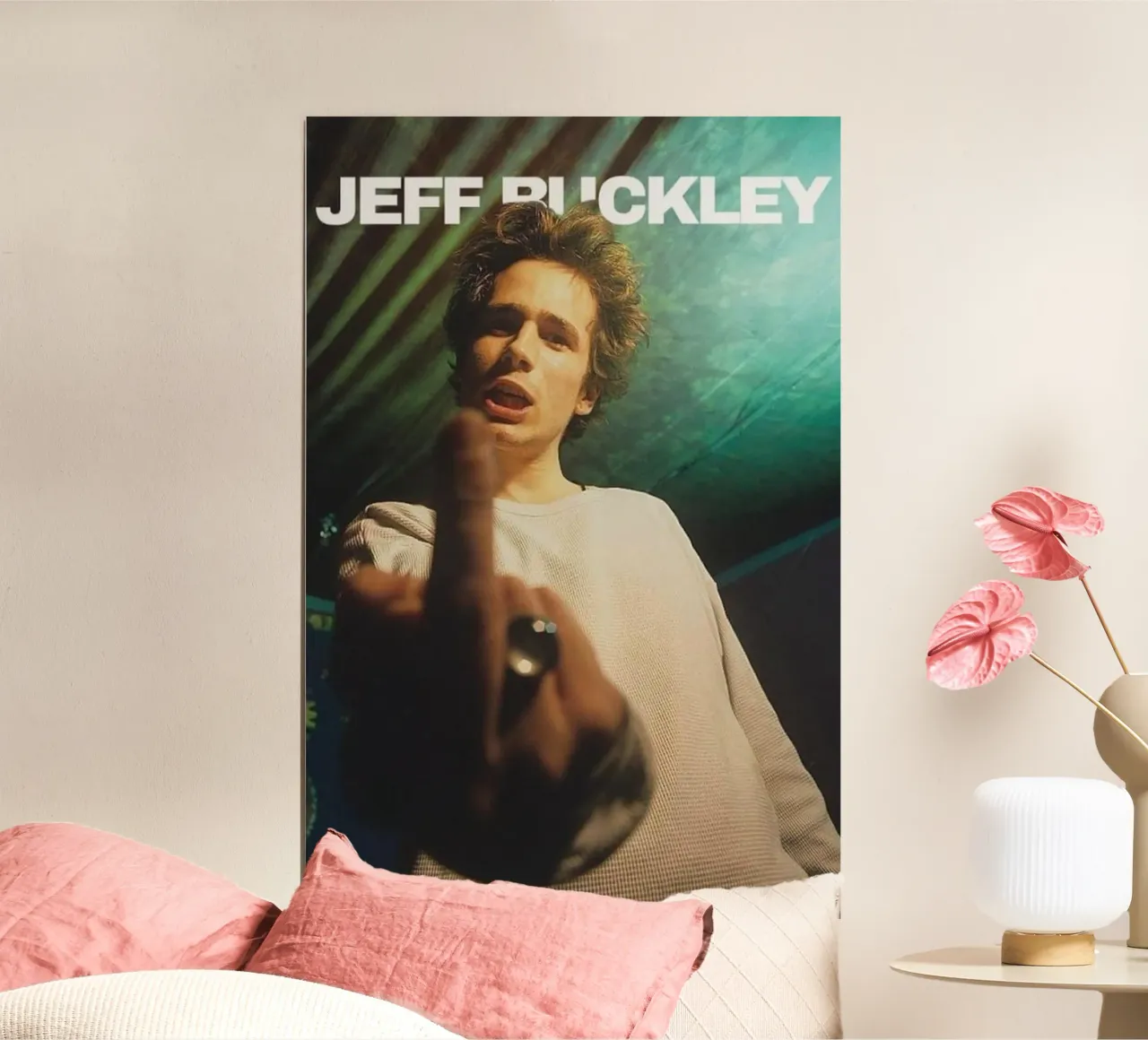 Jeff Buckley poster con telaio in plastica da udahandereez