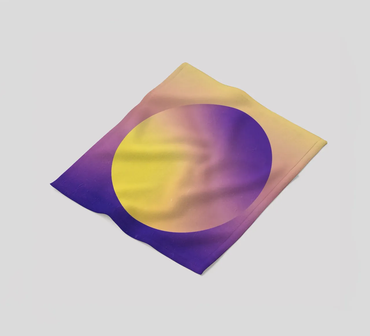 Solar Eclipse Hue fleece blanket by Metron