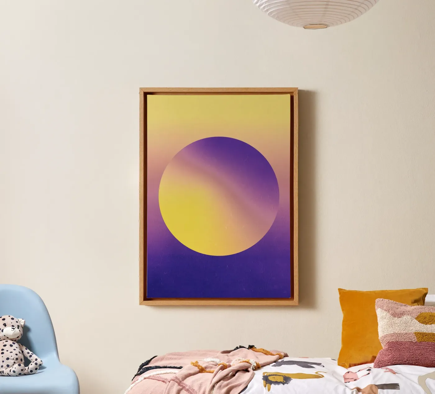 Zonsverduistering tint canvas van Metron