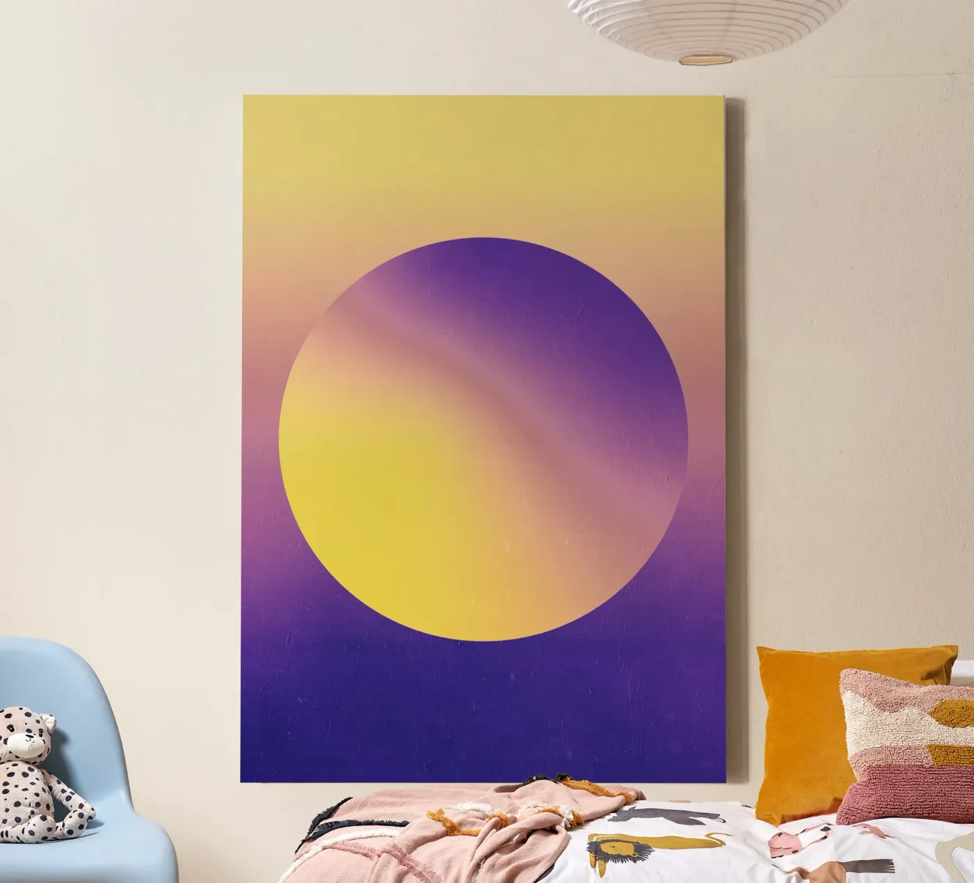 Zonsverduistering tint canvas van Metron
