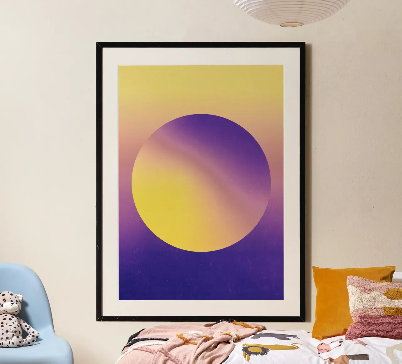 Zonsverduistering tint poster van Metron