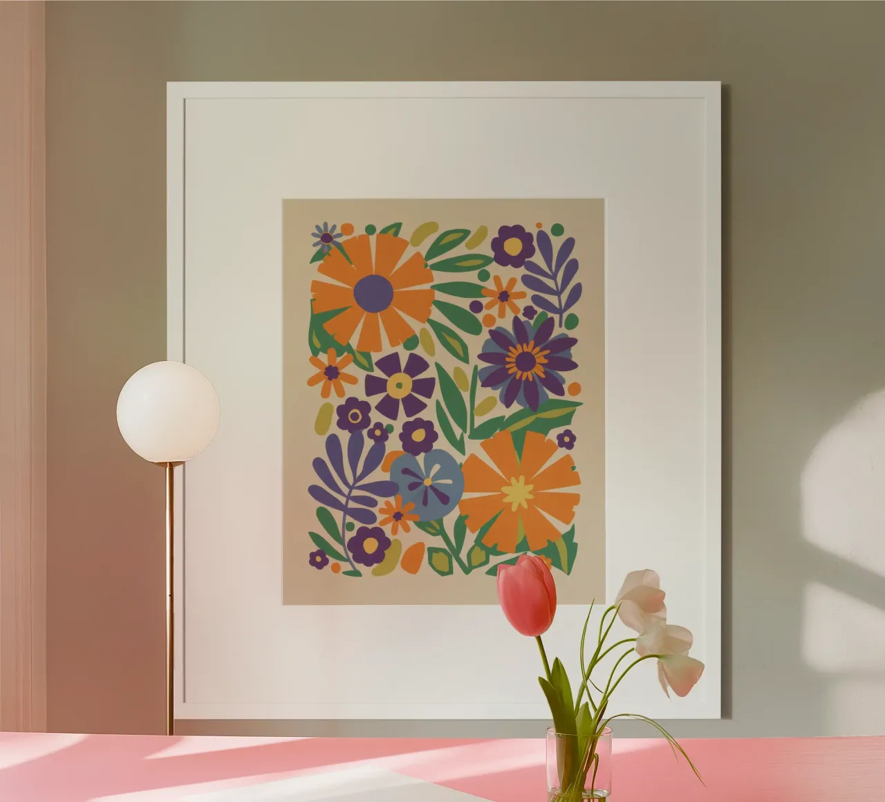 Bouquet selvaggio dell'impressionista poster da Echo Saber