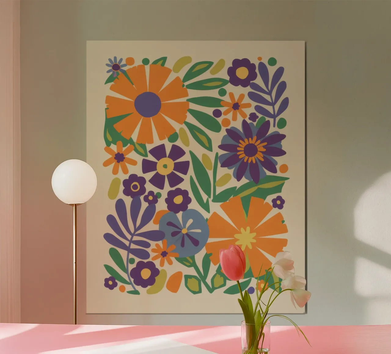 Bouquet selvaggio dell'impressionista poster da Echo Saber