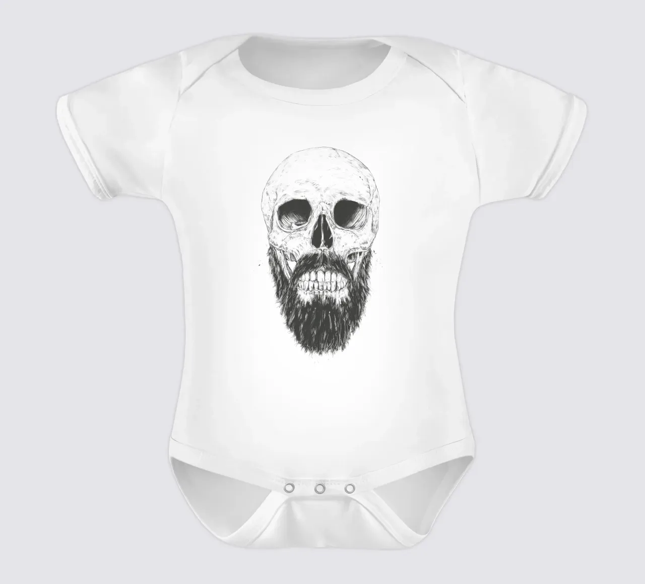 The beard is not dead body neonato maniche corte da Balazs Solti