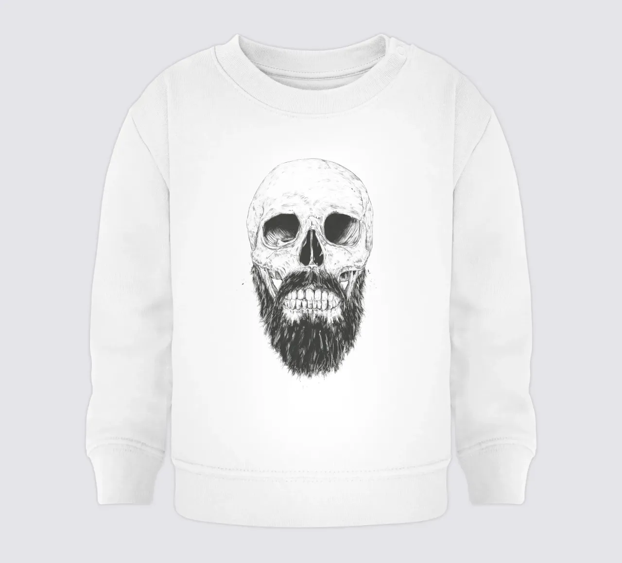 The beard is not dead felpa neonato da Balazs Solti