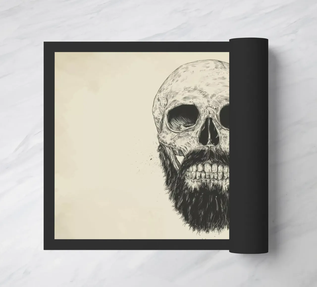 The beard is not dead doormat by Balazs Solti