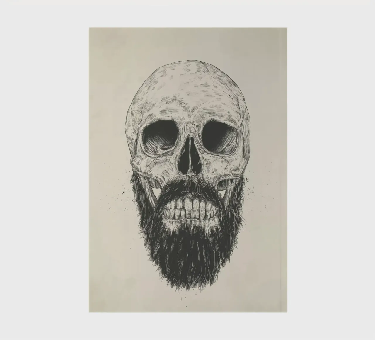 The beard is not dead notebook by Balazs Solti