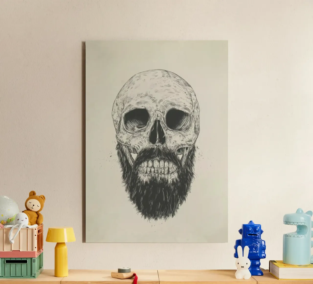 The beard is not dead alluminio dibond da Balazs Solti