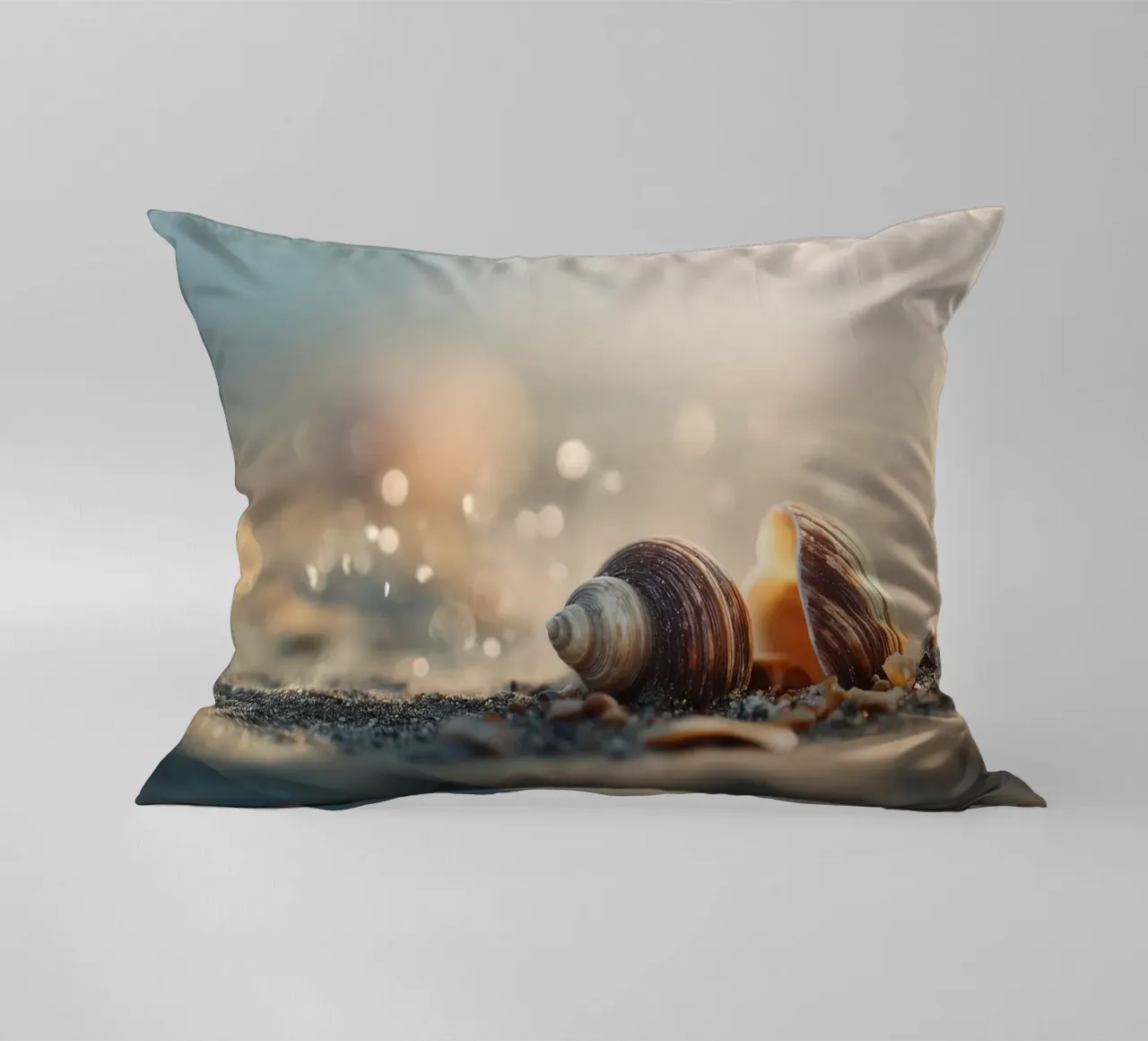 Bokeh Beach No 01 cuscino da treechild