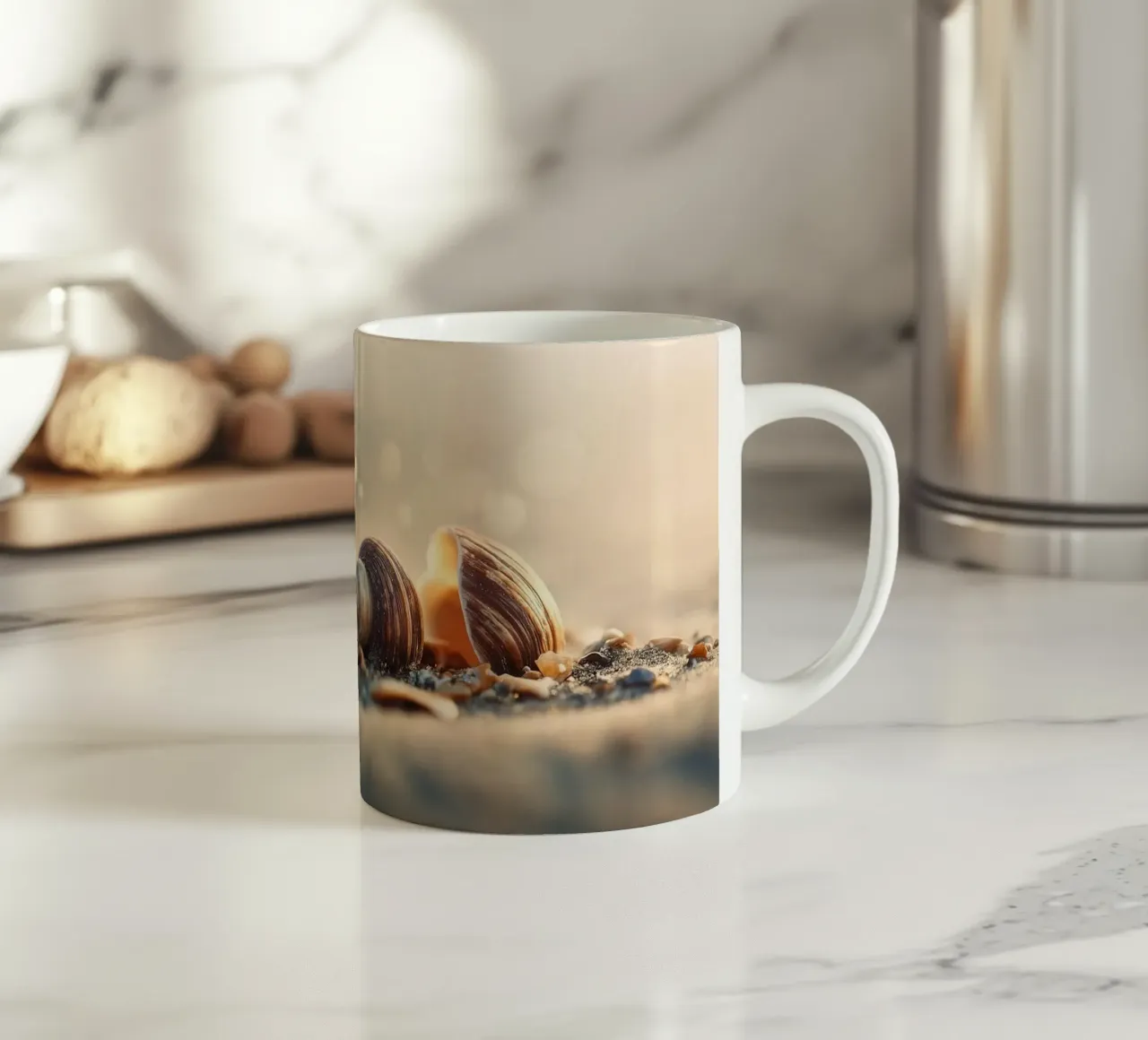 Bokeh Beach No 01 tazza in ceramica da treechild