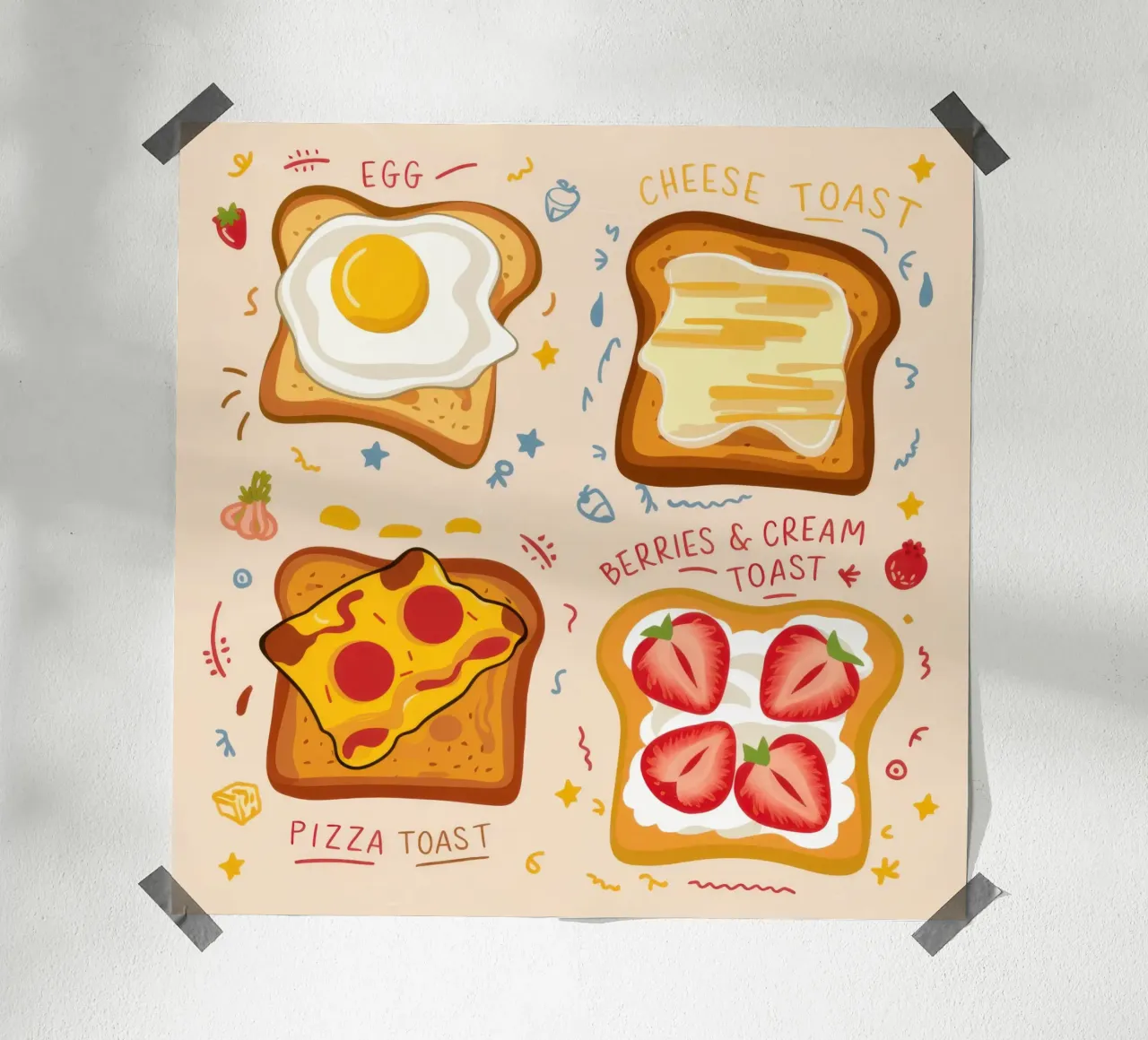Menu Ultimate Toast poster da Echo Saber
