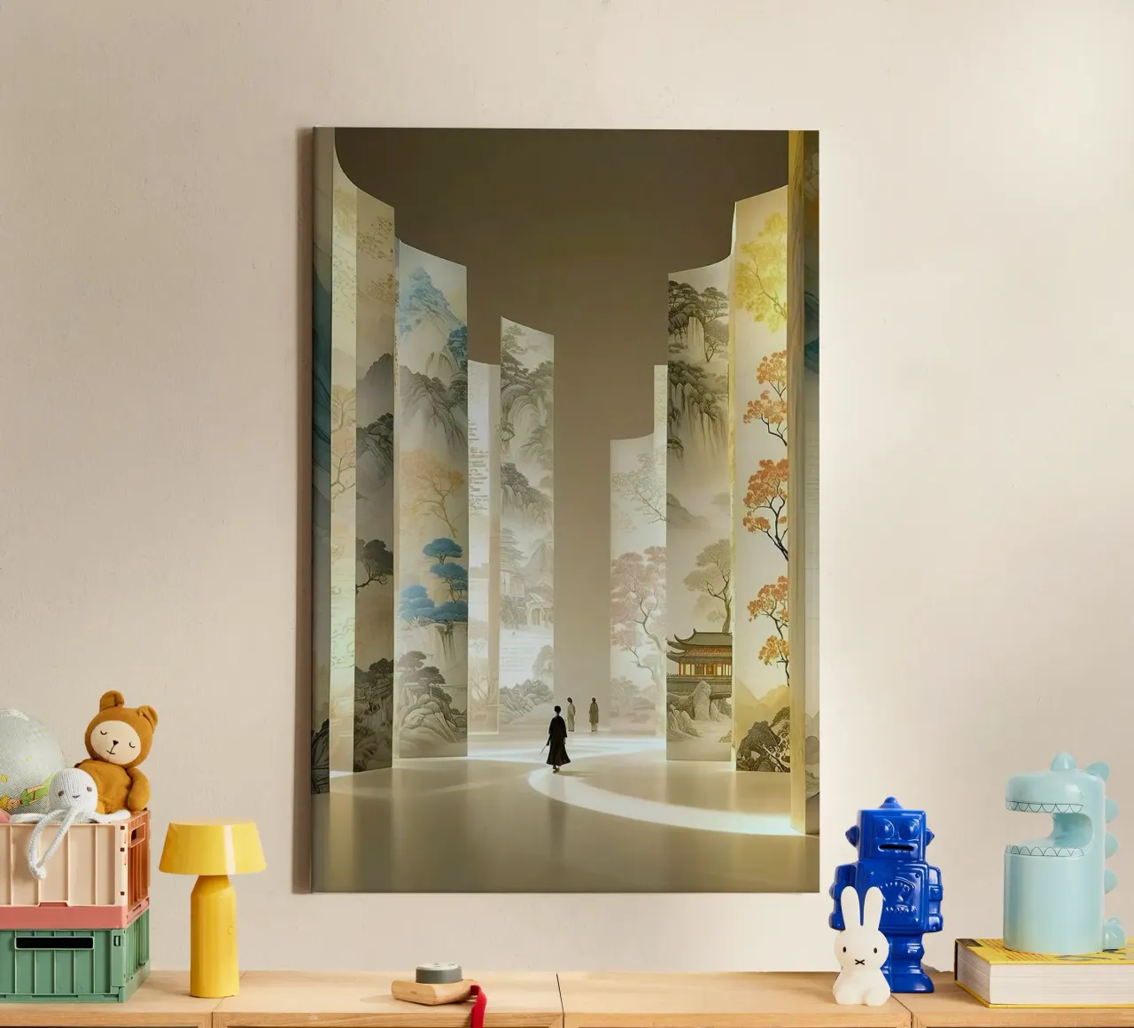 hall fairy history canvas met Baklijst van panada