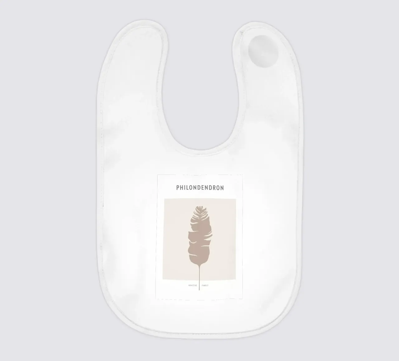 Boho Leaves 1 Philodendron bavaglino da Boho Print Collection