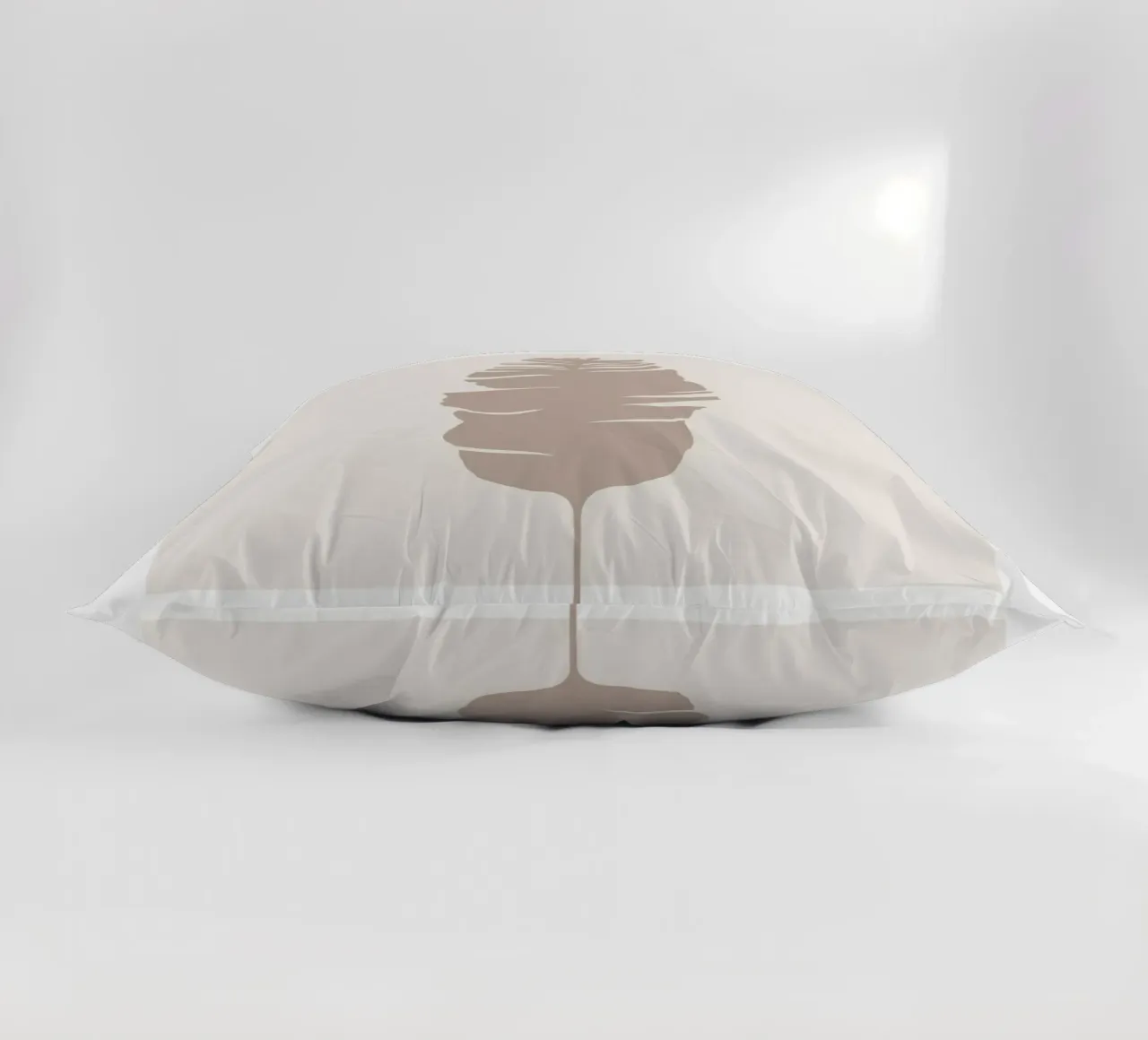 Boho Leaves 1 Philodendron cuscino da Boho Print Collection