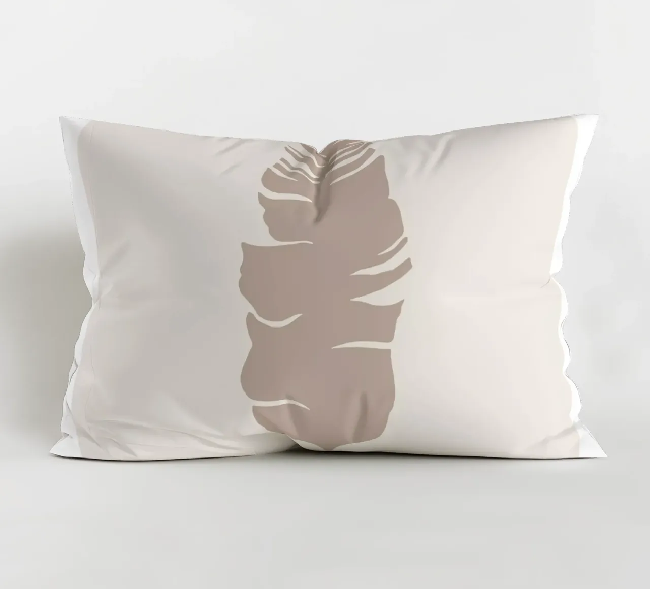 Boho Leaves 1 Philodendron cuscino da Boho Print Collection