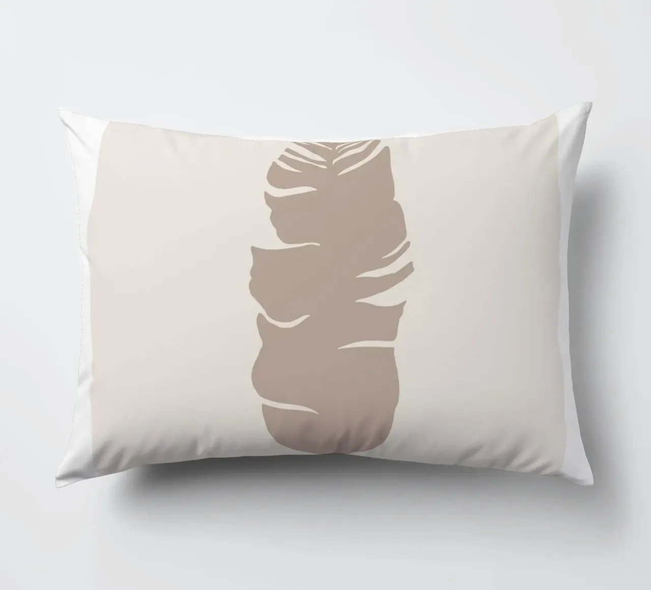 Boho Leaves 1 Philodendron cuscino da Boho Print Collection