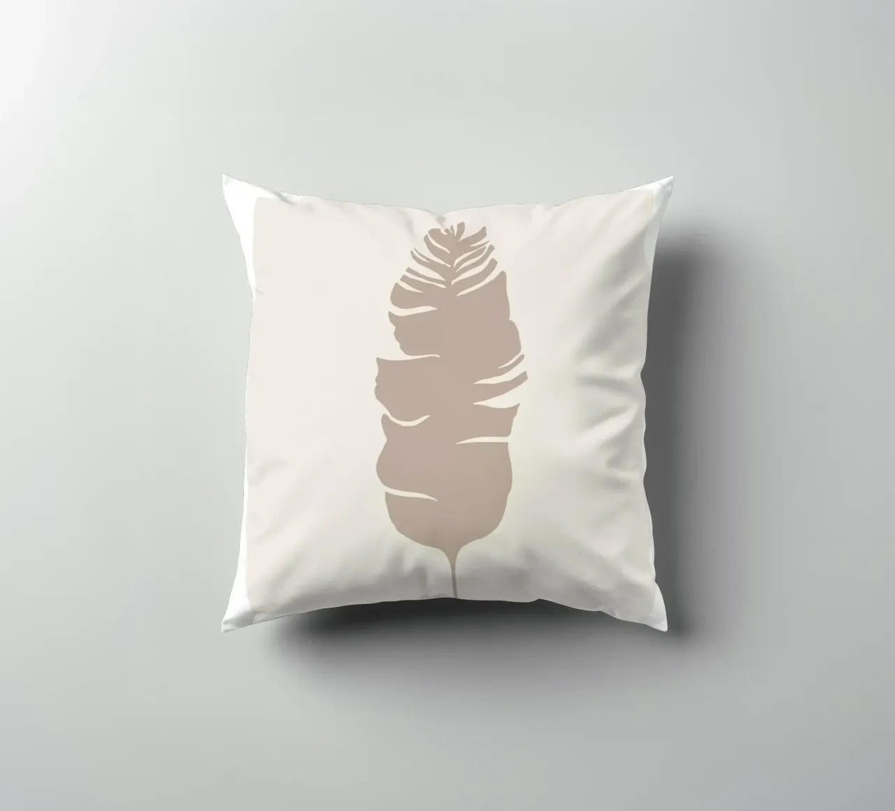 Boho Leaves 1 Philodendron cuscino da Boho Print Collection