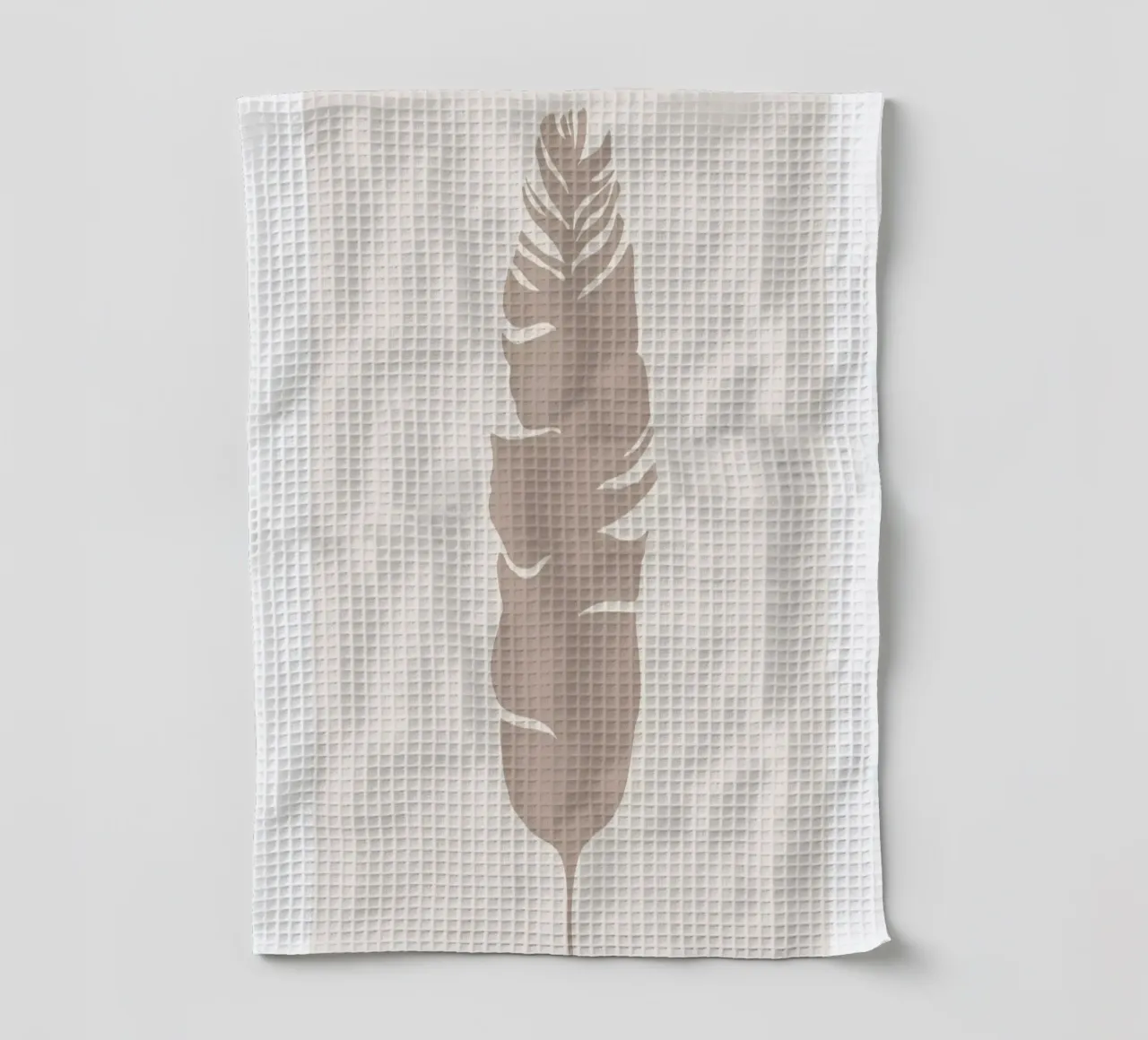 Boho Leaves 1 Philodendron canovaccio da cucina da Boho Print Collection