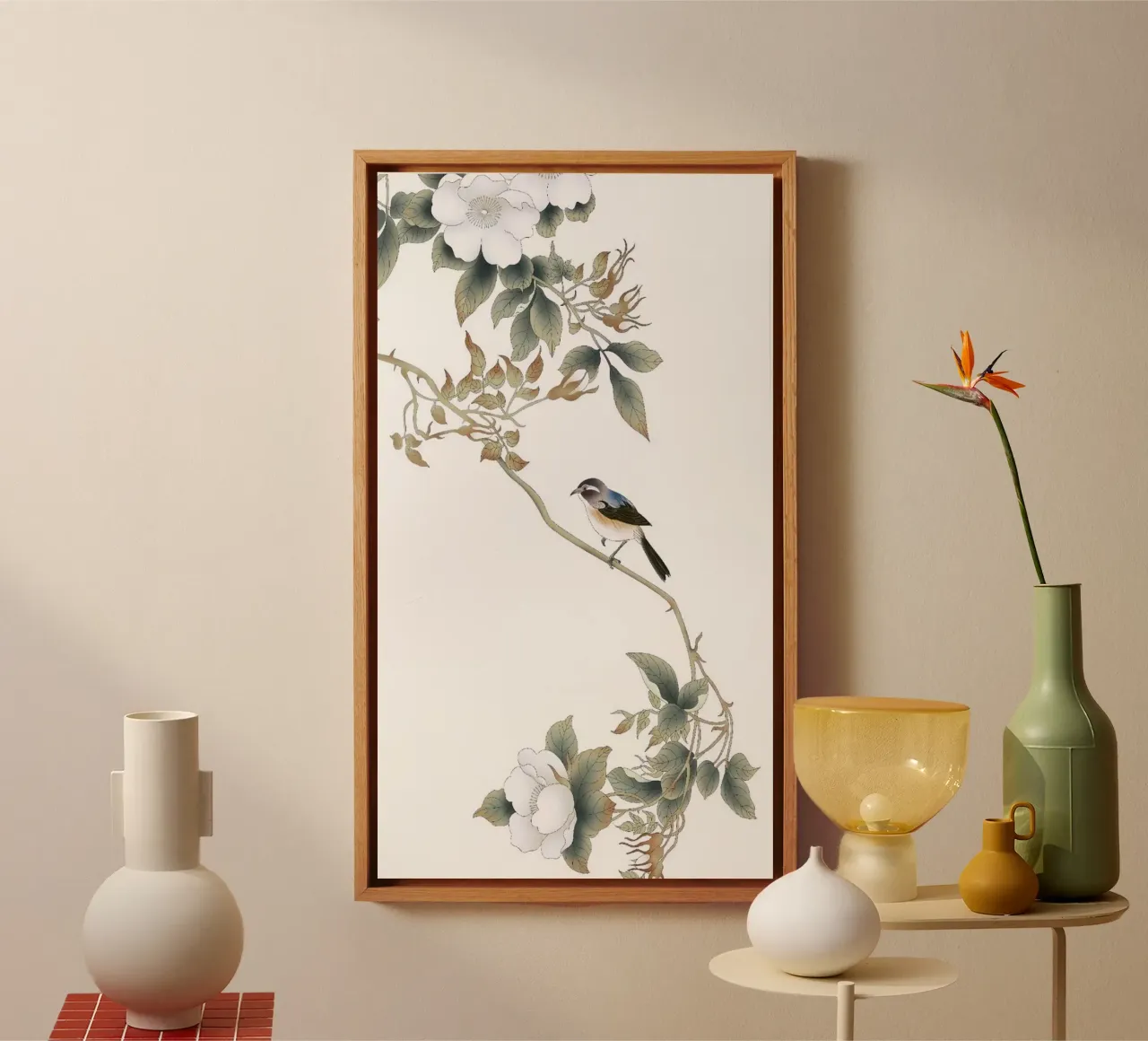 lands on branch tela con Cornice a cassetta da huminity