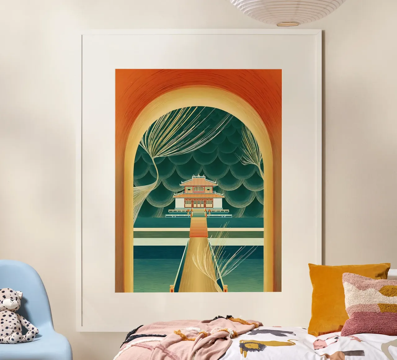 temple inside window poster da panada