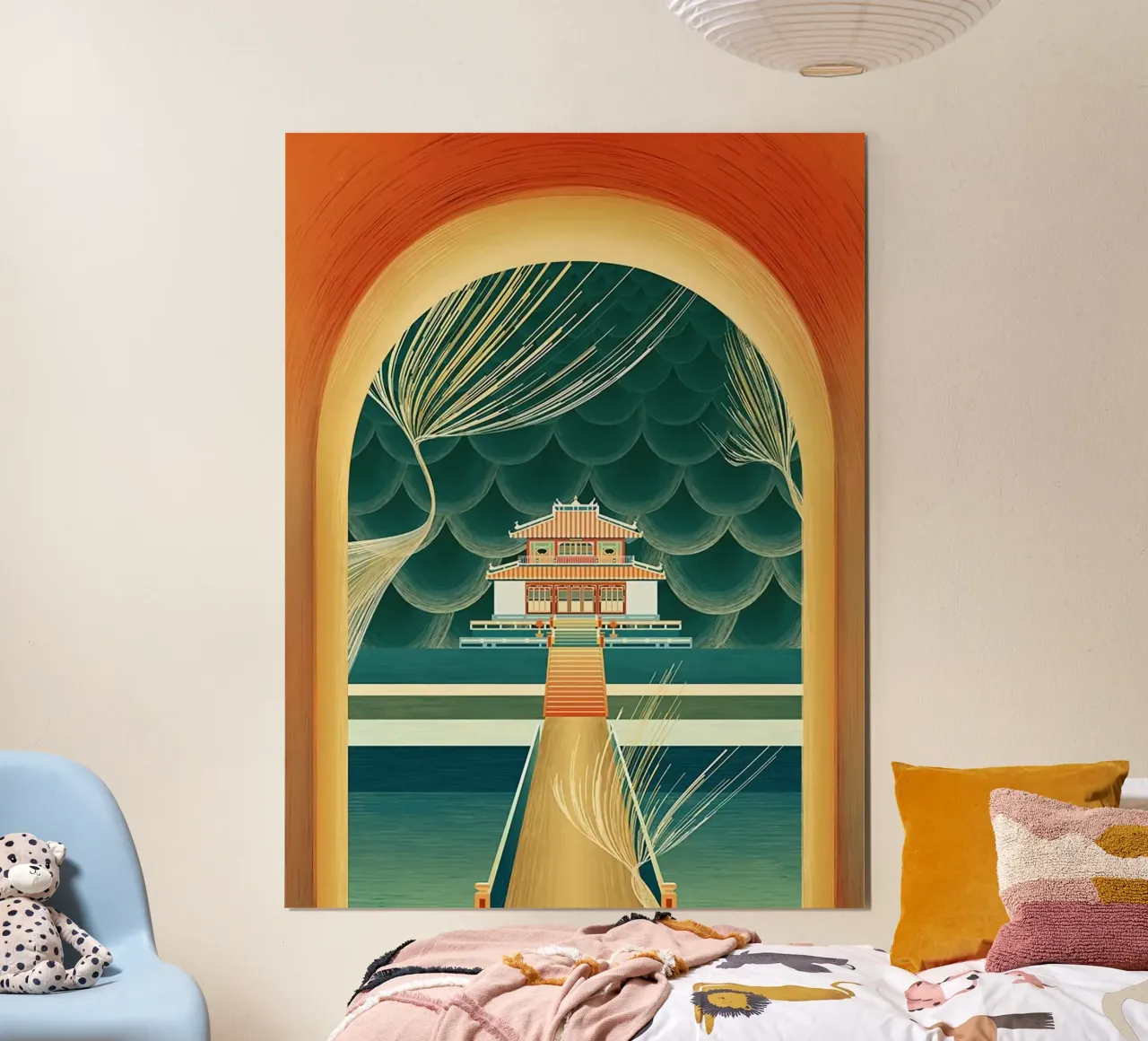 temple inside window poster da panada