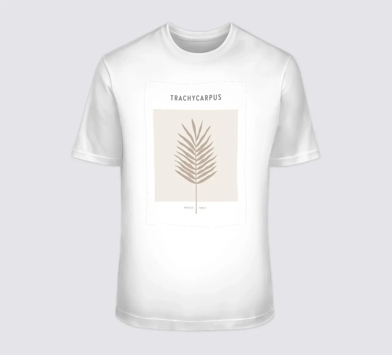 Boho Leaves 1 Trachycarpus t-shirt da Boho Print Collection