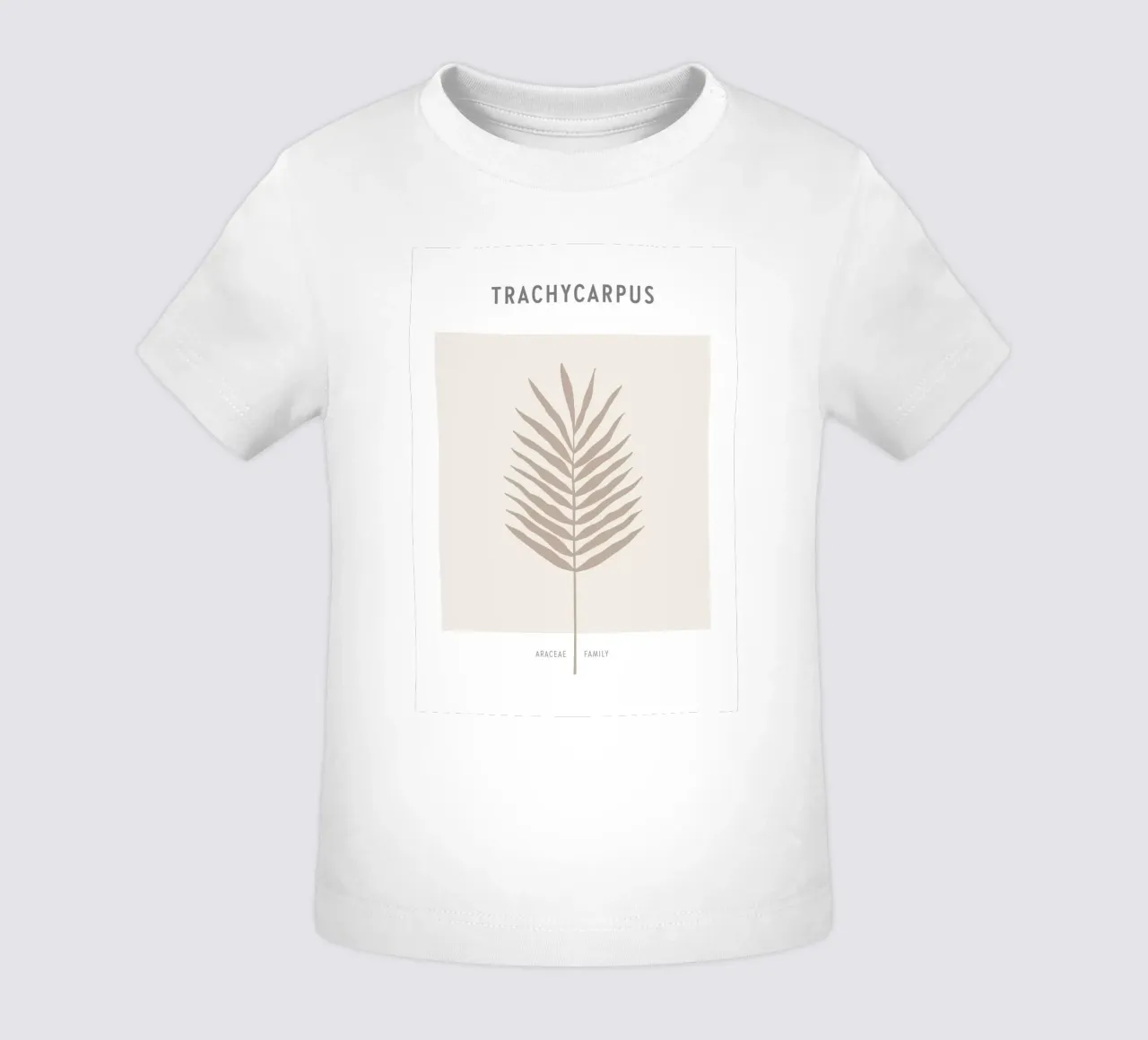 Boho Leaves 1 Trachycarpus maglietta neonato da Boho Print Collection