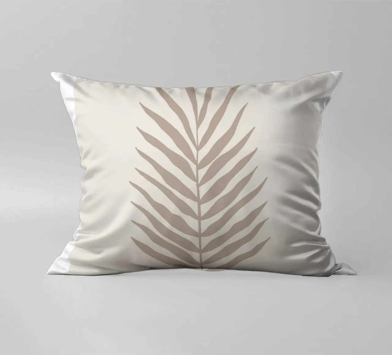 Boho Leaves 1 Trachycarpus cuscino da Boho Print Collection
