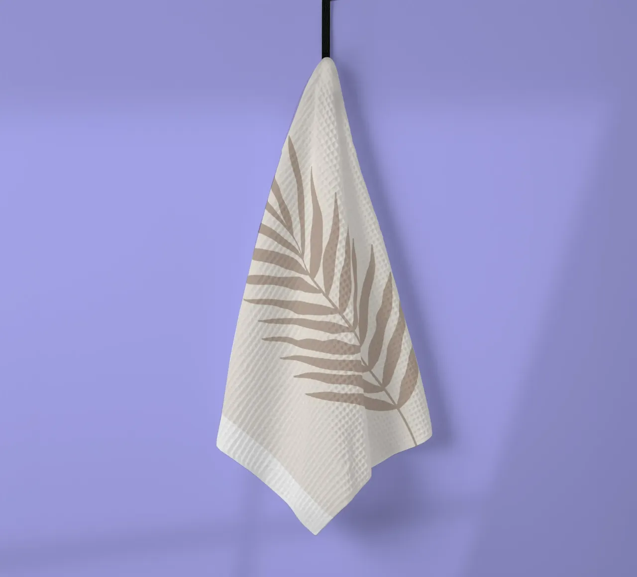 Boho Leaves 1 Trachycarpus canovaccio da cucina da Boho Print Collection