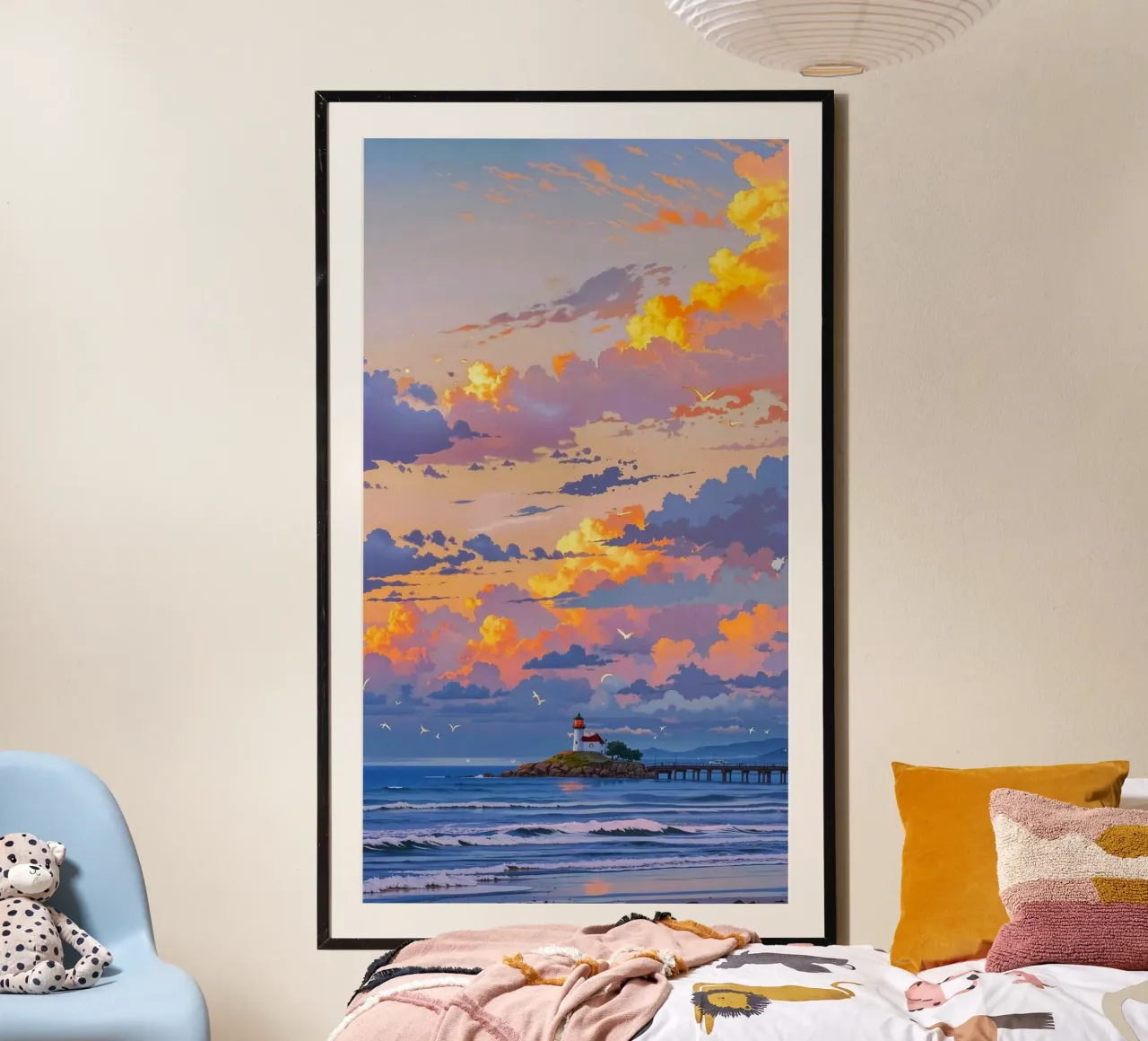 line of clouds on sky poster da panada