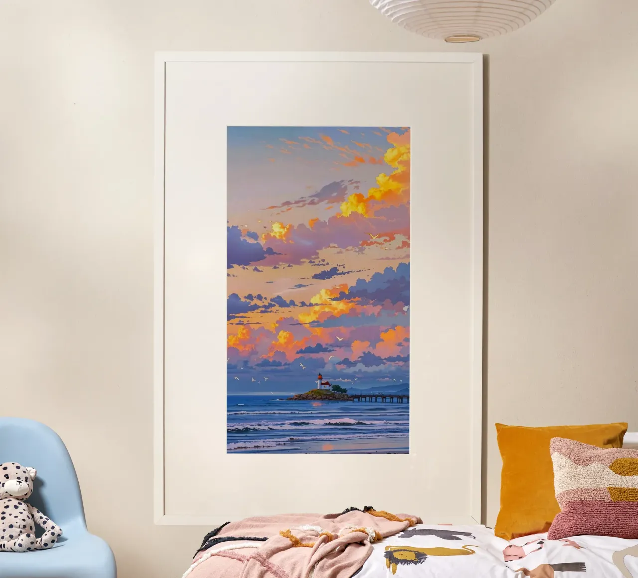 line of clouds on sky poster da panada