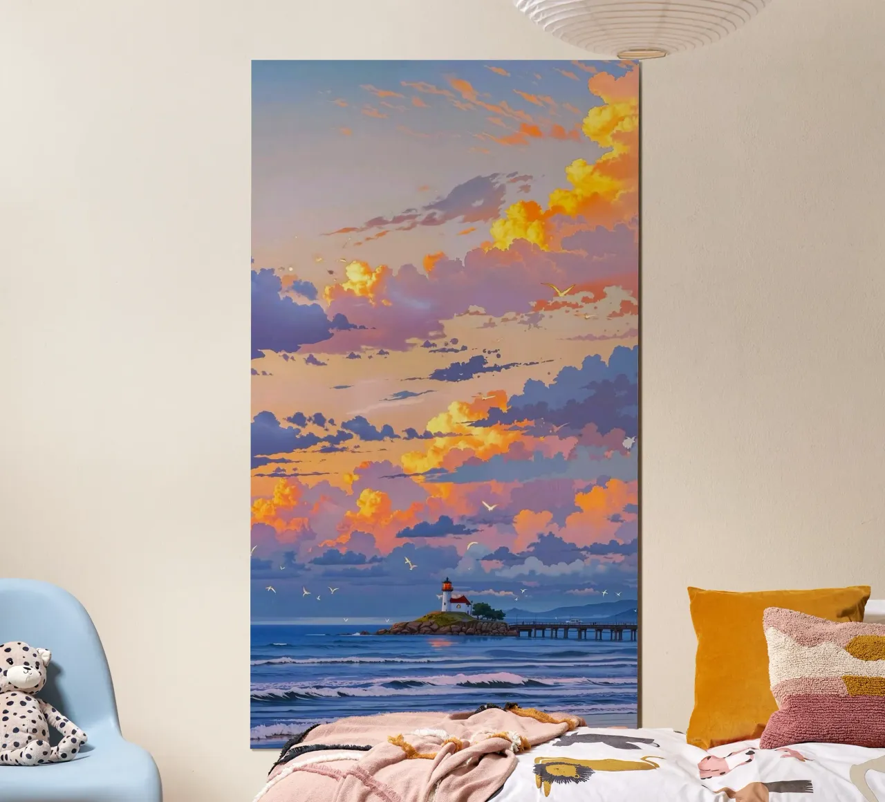 line of clouds on sky poster da panada