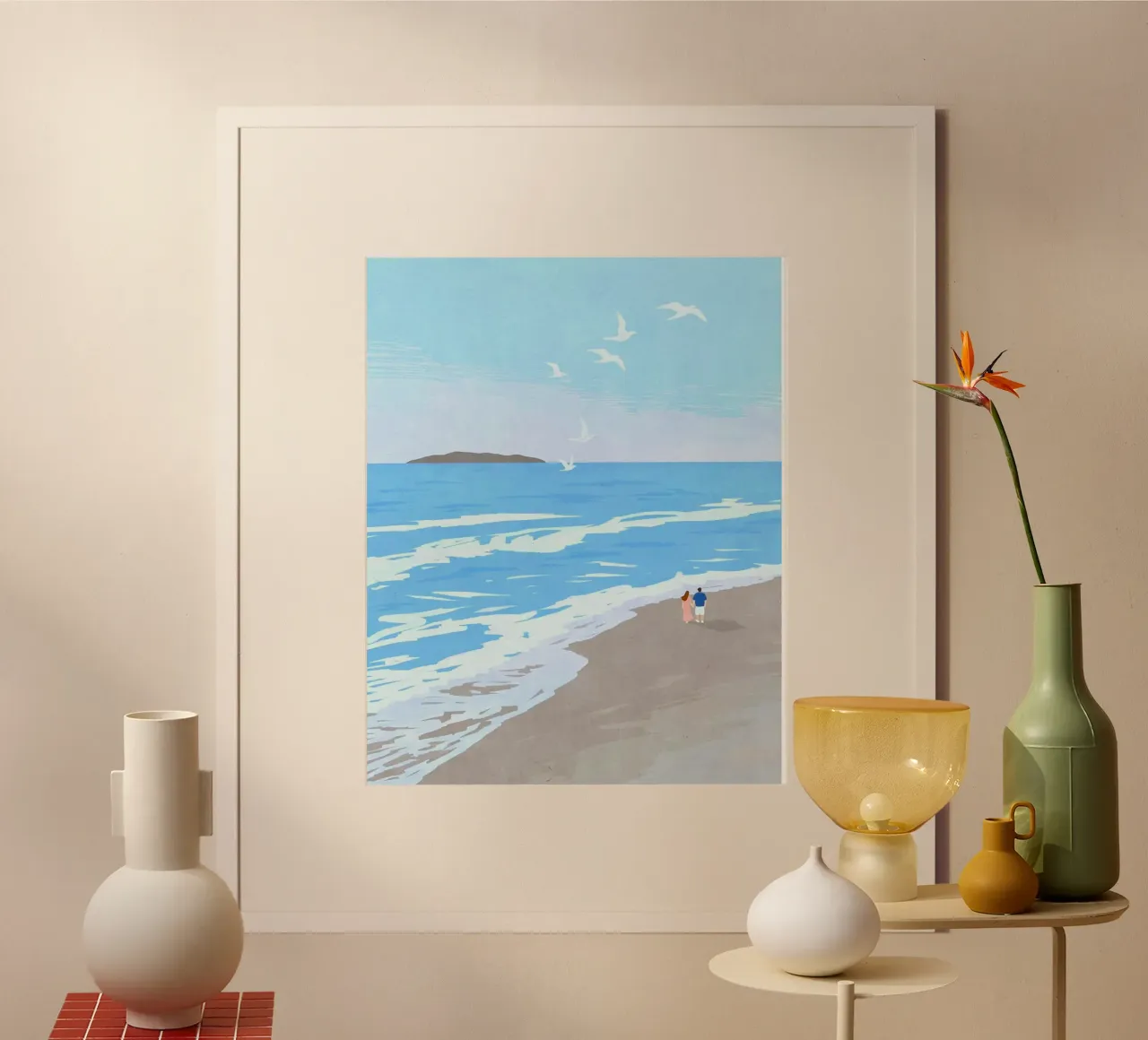 walking on the coast poster da huminity