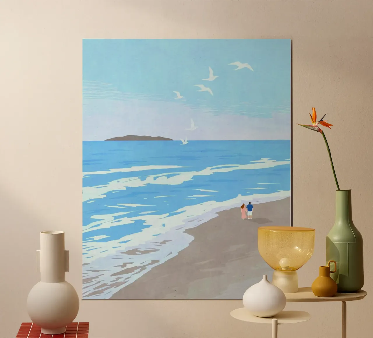 walking on the coast poster da huminity