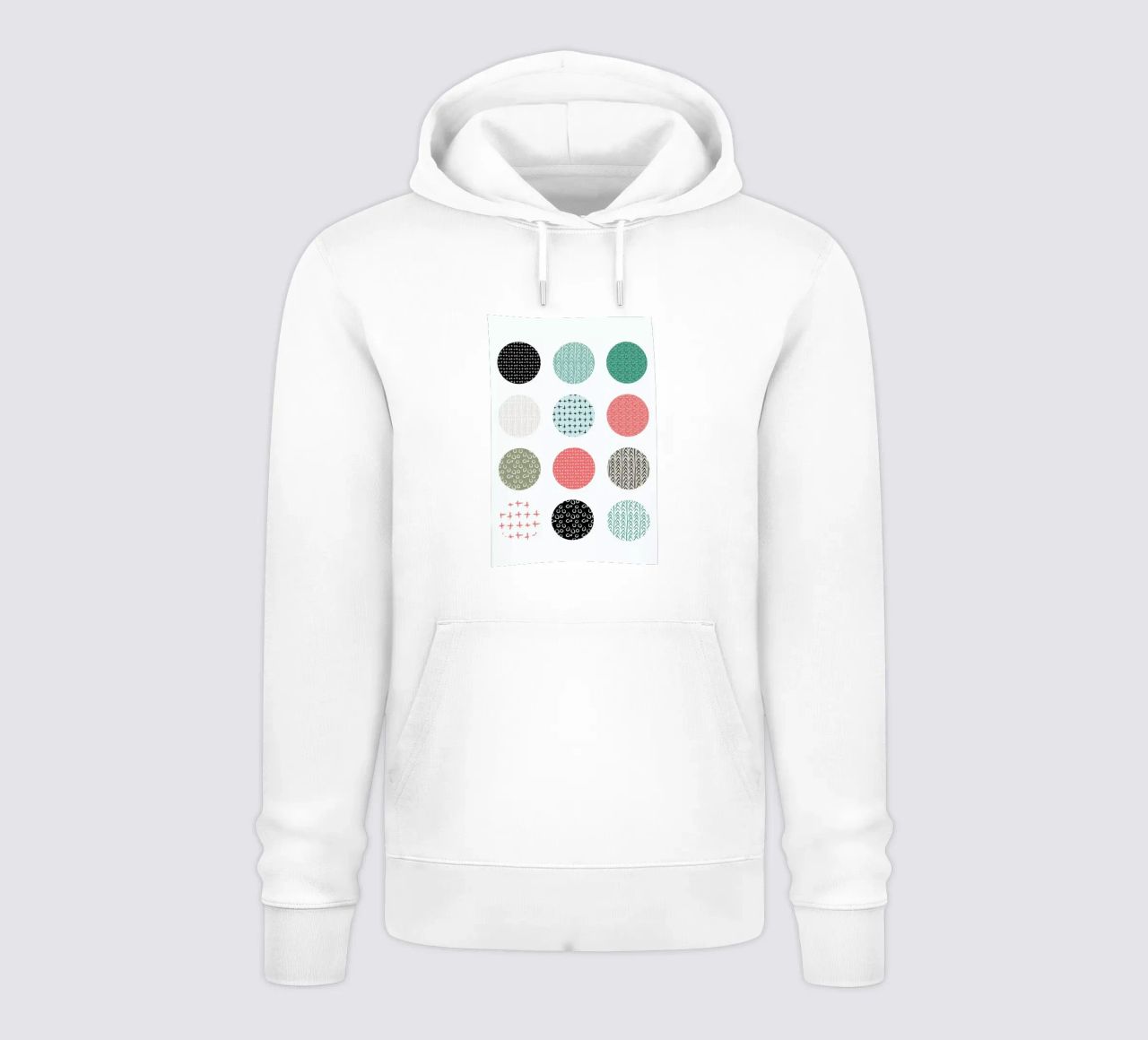 Patterned dots felpa con cappuccio da Maria Kritzas