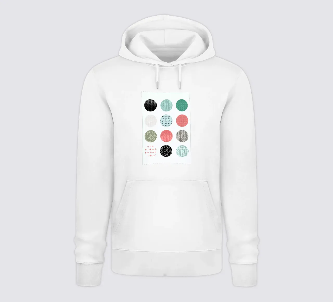 Patterned dots felpa con cappuccio da Maria Kritzas
