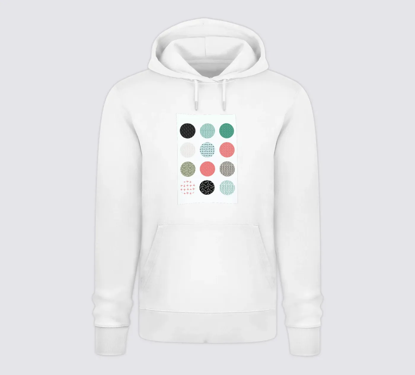 Patterned dots hoodie van Maria Kritzas