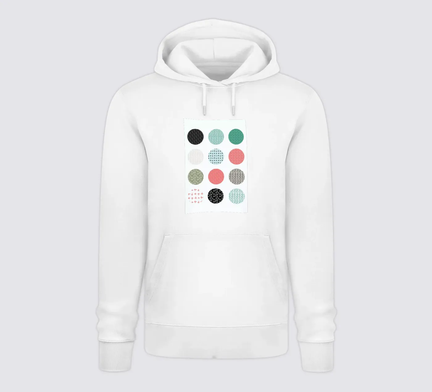 Patterned dots felpa con cappuccio da Maria Kritzas