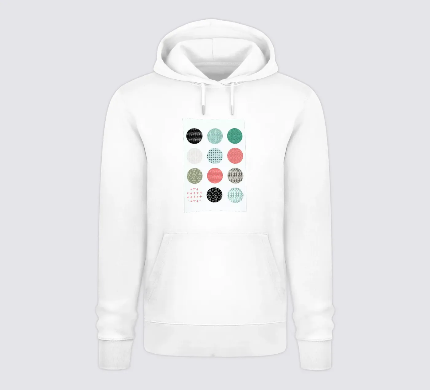Patterned dots hoodie van Maria Kritzas