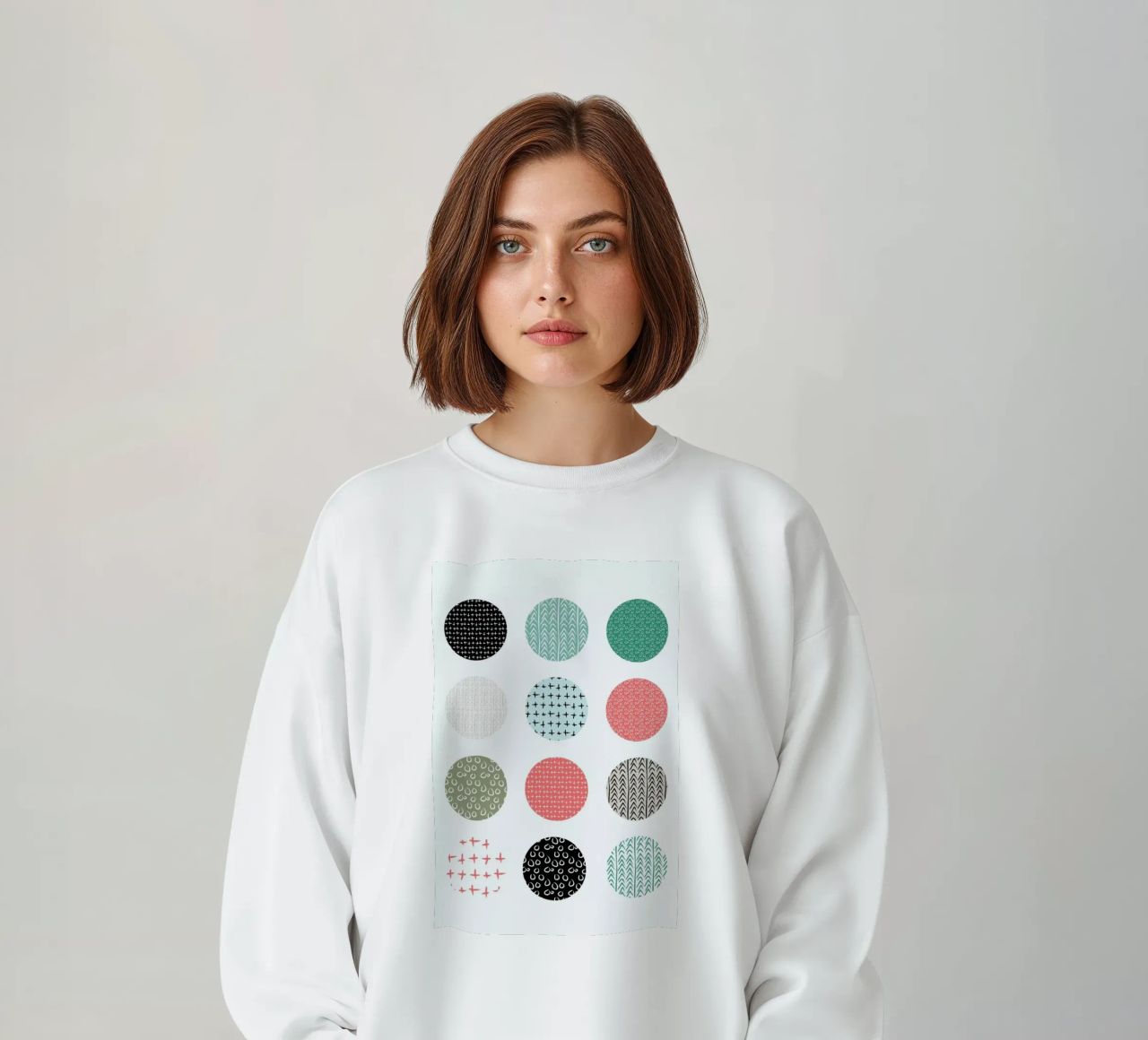 Patterned dots felpa da Maria Kritzas