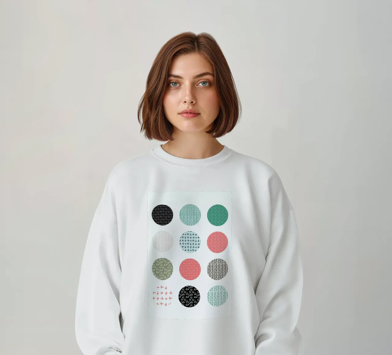 Patterned dots felpa da Maria Kritzas